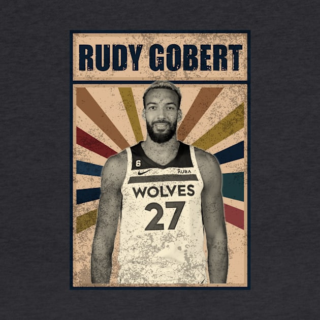 Minnesota Timberwolves Rudy Gobert by RobinaultCoils